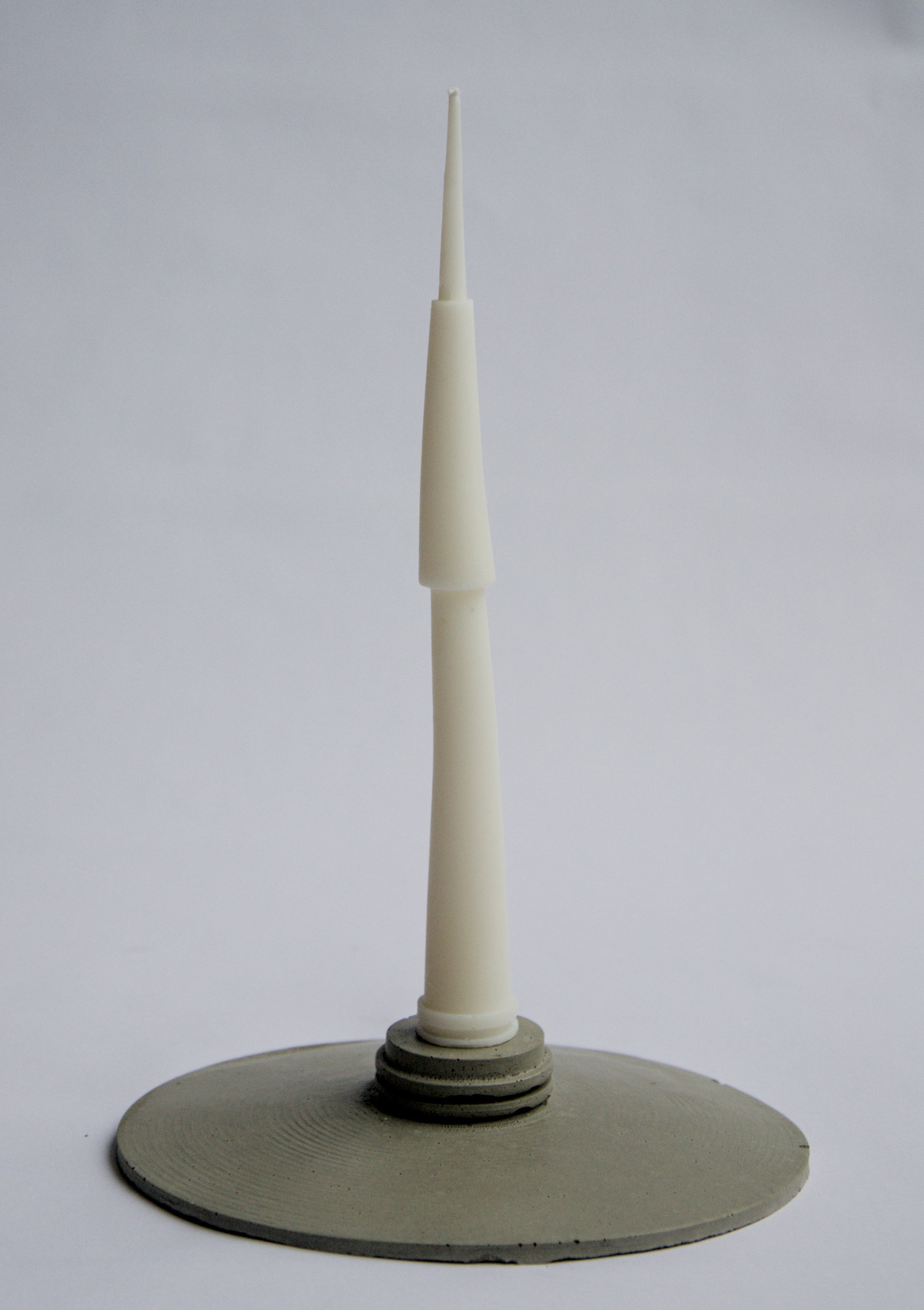 SHIFT - זוג נרות פמוט מינימליסטיים - שקט לבן